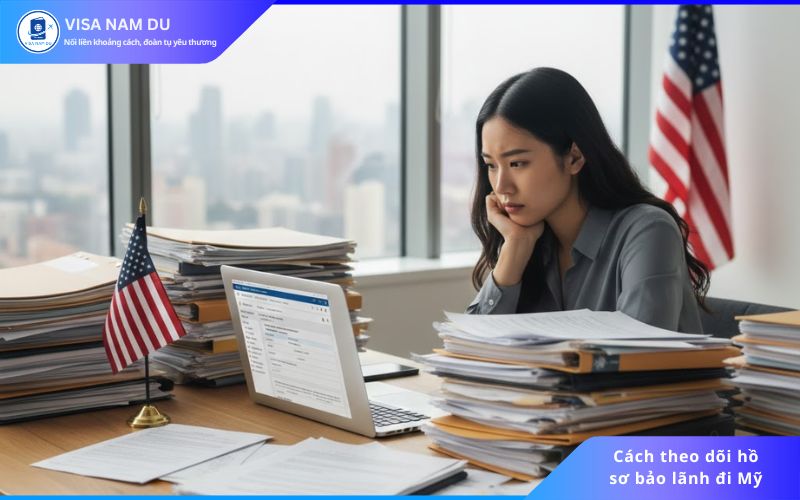 Cách theo dõi hồ sơ bảo lãnh đi Mỹ
