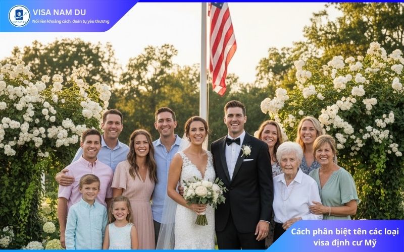 Cách phân biệt tên các loại visa định cư Mỹ