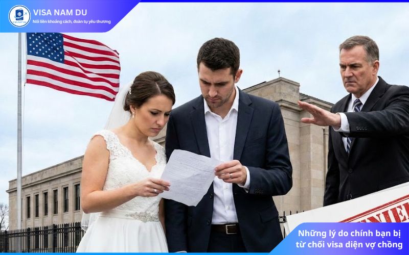 Những lý do chính bạn bị từ chối visa diện vợ chồng