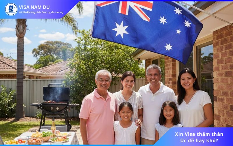 Xin Visa thăm thân Úc dễ hay khó?