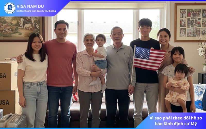 Vì sao phải theo dõi hồ sơ bảo lãnh định cư Mỹ
