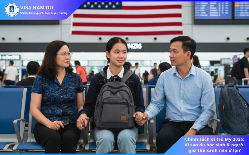 Chính sách di trú Mỹ 2025: Vì sao du học sinh & người giữ thẻ xanh nên ở lại?