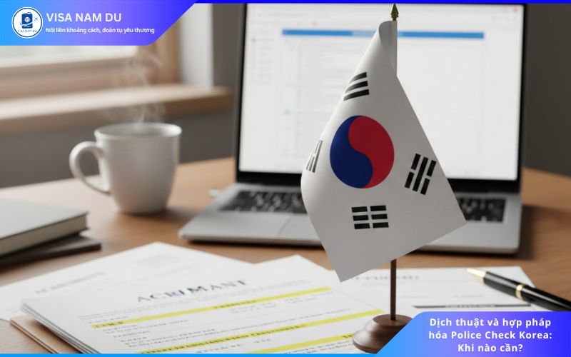 Dịch thuật và hợp pháp hóa Police Check Korea: Khi nào cần?