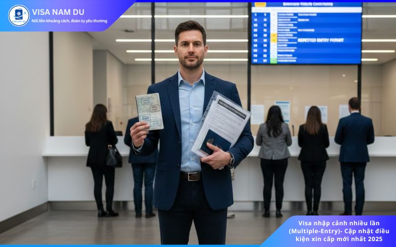 Visa nhập cảnh nhiều lần (Multiple-Entry)- Cập nhật điều kiện xin cấp mới nhất 2025.