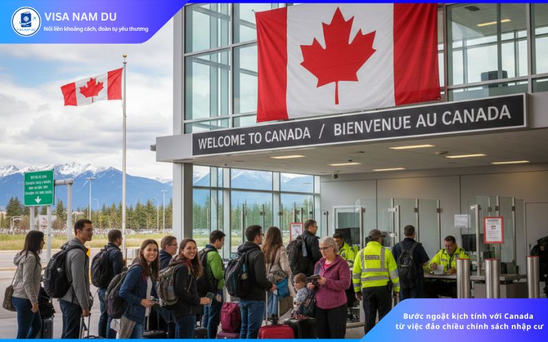 Bước ngoặt kịch tính với Canada từ việc đảo chiều chính sách nhập cư