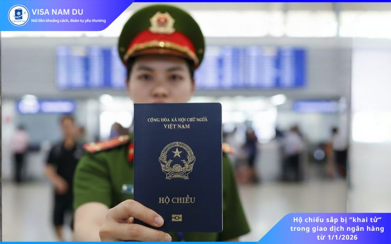 Thông báo quan trọng: Hộ chiếu sắp bị “khai tử” trong giao dịch ngân hàng từ 1/1/2026