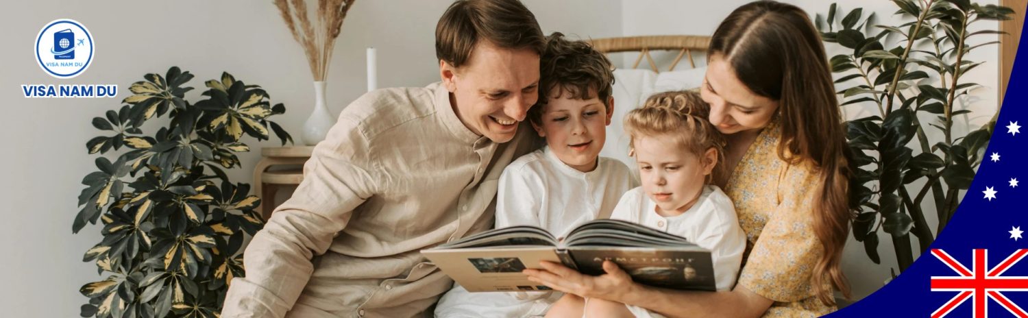 Visa định cư Úc diện bảo lãnh con riêng