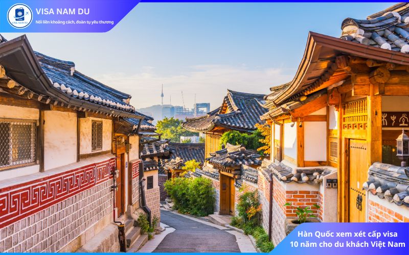Hàn Quốc xem xét cấp visa 10 năm cho du khách Việt Nam