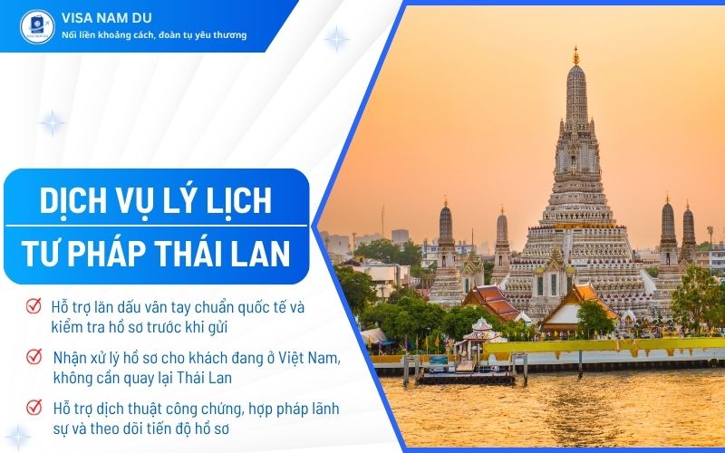 Dịch vụ lý lịch tư pháp Thái Lan