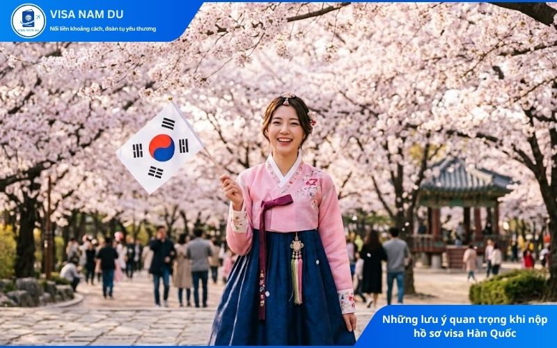 Những lưu ý quan trọng khi nộp hồ sơ visa Hàn Quốc