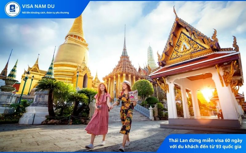 Thái Lan dừng miễn visa 60 ngày với du khách đến từ 93 quốc gia