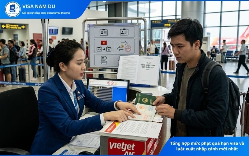 Tổng hợp mức phạt quá hạn visa và luật xuất nhập cảnh mới nhất