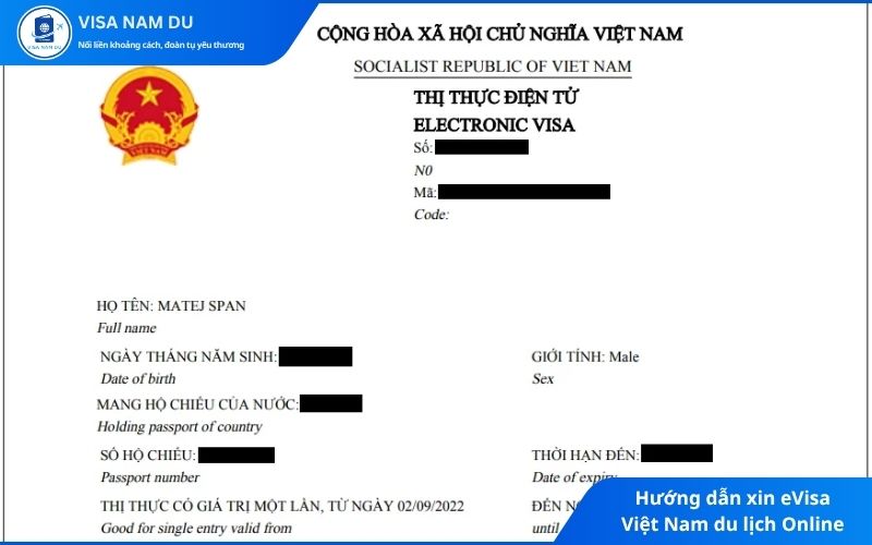 Hướng dẫn xin eVisa Việt Nam du lịch Online