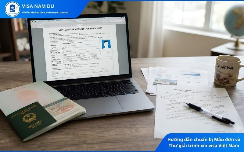 Hướng dẫn chuẩn bị Mẫu đơn và Thư giải trình xin visa Việt Nam