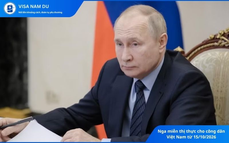 Nga miễn thị thực cho công dân Việt Nam từ 15/10/2026 Nga miễn thị thực cho công dân Việt Nam từ 15/10/2026